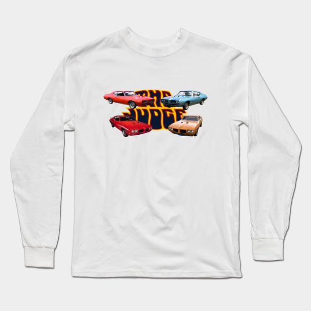 Pontiac GTO Judge Long Sleeve T-Shirt by Permages LLC